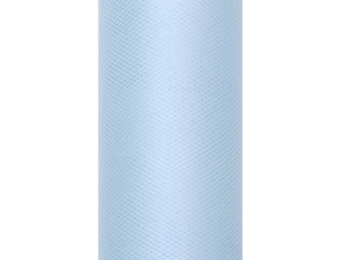 Tiul gładki, błękit, 0,3 x 9m
