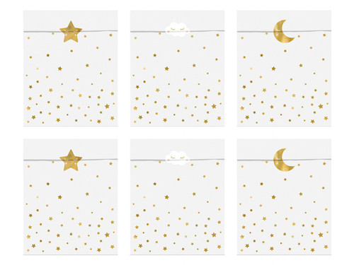 Torebki na słodycze Little Star, 13x14cm