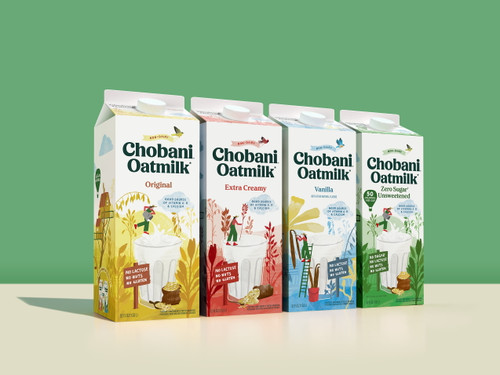 Chobani Plain Oatmilk, 52 Fl Oz Carton