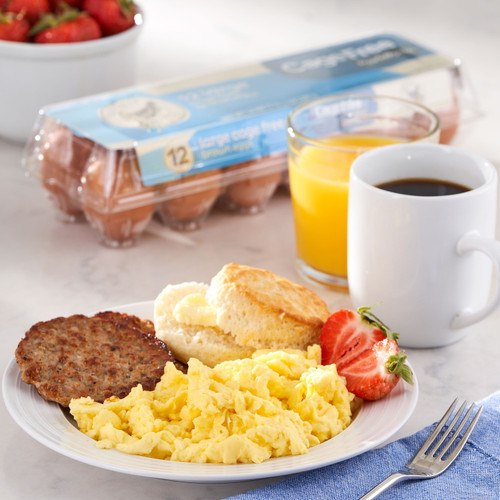 Marketside Large Cage-Free Brown Eggs,  12 Count