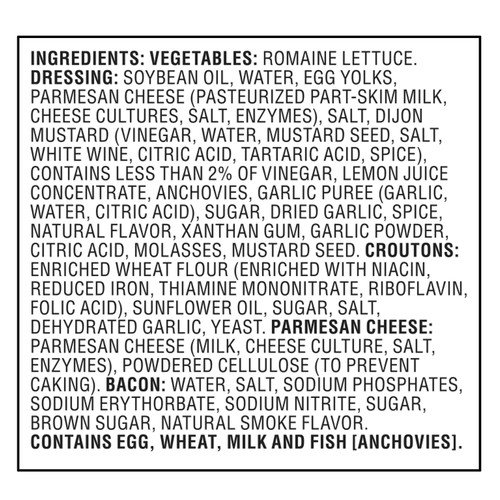 Marketside Caesar Bacon Chopped Salad Kit, 10.2 oz Bag, Fresh