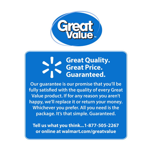 Great Value Family Size Chicken Broth, 48 oz Carton, Shelf-Stable/Ambient, Gluten-Free, Liquid