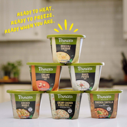 Panera Bread Ready-to-Heat Broccoli Cheddar Soup, 16 oz Soup Cup (Refrigerated)
