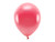 Balony Eco 30cm metalizowane, jasny czerwony