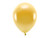Balony Eco 30cm metalizowane, złoty	