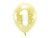 Balony Eco 33 cm, Cyfra '' 1 '', jasny złoty