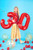 Balon foliowy Cyfra ''4'', 86cm, czerwony