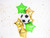 Balon foliowy Piłka, 40cm