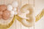 Balon foliowy Cyfra ''3'', 72cm, beż