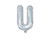 Balon foliowy Litera ''U'', 35cm, holograficzny