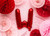 Balon foliowy Litera ''W'', 35cm, czerwony
