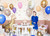 Balon foliowy Happy Birthday, 45cm, jasny różowy