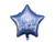 Balon foliowy Happy Birthday, 40cm, granat