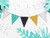 Girlanda Dinozaury - Flagietki, 1,3m