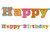 Baner Happy Birthday, 16 x 166cm
