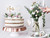 Topper na tort Mariage, złoty, 22,5cm