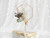 Topper drewniany Heksagon, 24cm