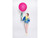 Balon okrągły 1m, Pastel Fuchsia