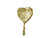 Piniata składana - Serce Love, 36x32x10cm