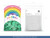 Balony Rainbow 30cm metalizowane, mięta