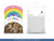 Balony Rainbow 30cm metalizowane, złoty