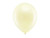 Balony Rainbow 30cm metalizowane, kremowy	