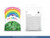 Balony Rainbow 23cm pastelowe, zielony