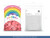 Balony Rainbow 30cm pastelowe, różowy