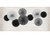 Rozety dekoracyjne Black&White, mix