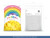 Balony Rainbow 30cm pastelowe, żółty	
