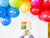 Balony Strong 23cm, Pastel Corn. Blue