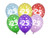 Balony 30cm, 25th Birthday, Metallic Mix