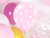 Balony 30cm, Kropki, Pastel Baby Pink	