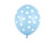 Balony 30cm, Kropki, Pastel Baby Blue	
