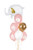 Balony 30 cm, Roczek, Baby pink	