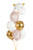 Balony 30 cm, Miś polarny, mix