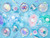 Balony Strong 12cm, Crystal Clear