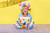 Świeczki urodzinowe Happy Birthday, mix, 2.5cm