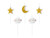 Świeczki urodzinowe Little Star, mix, 2-3cm