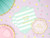 Serwetki Yummy - Never stop dreaming, miętowy, 33x33cm