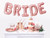 Serwetki Bride to Be, różowe złoto, 33x33cm
