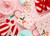 Torebki na prezenty Wisienki, mix, 22x23x8cm