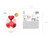 Zestaw balonów Be mine valentine, mix