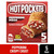 Hot Pockets Frozen Snacks, Pepperoni Pizza Italian Style Seasoned Crust, 5 Sandwiches, 22.5 oz (Frozen)