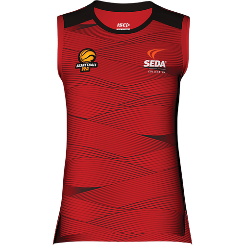 SEDA YR 12 TRAINING SINGLET WOMENS - BASKETBALL WA