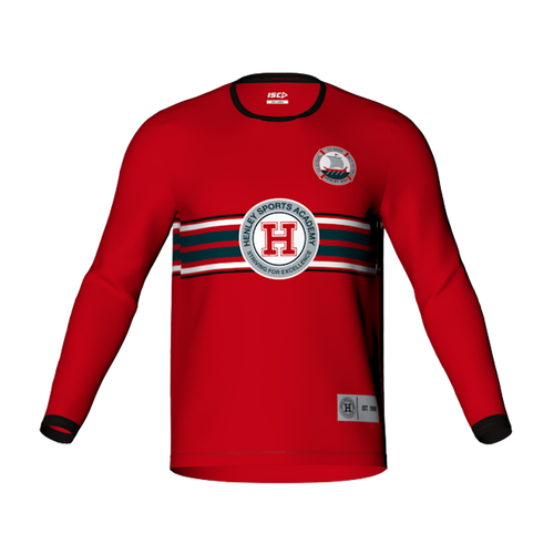 Henley HS LS Warm Up T-Shirt Mens