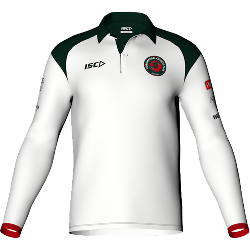 Kid's long sleeve polo front