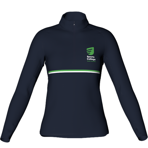 Sports College SA Qtr Zip Training Top Womens - Netball