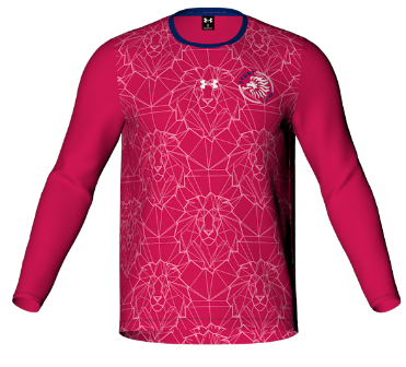 Sturt Lions FC LS Performance T-Shirt Mens  - Pink
