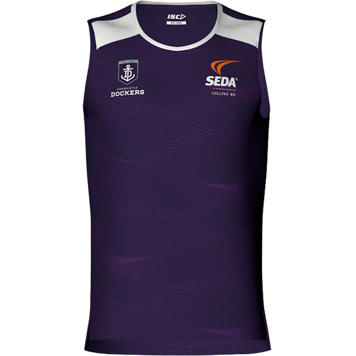 SEDA YR 11 TRAINING SINGLET MENS - FREMANTLE DOCKERS